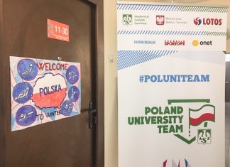 Dzieci z Krasnojarska zrobiły prezent polskim sportowcom fot. Paweł Skraba