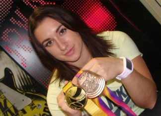 Malwina Kopron porzucała… na stadionie