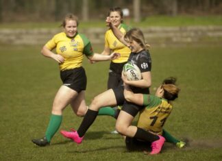 Szczęśliwa siódemka rugbystek AZS AWF