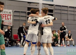 Dogonić marzenia, czyli AZS UEK w pierwszej lidze AZS UEK futsal Eurobus Przemyśl Kraków awans radość