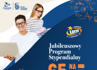 Trwa nabór do programu stypendialnego 65 na 65