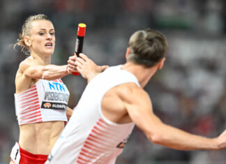 Ósme miejsce sztafety mieszanej 4×400 m na MŚ