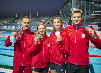 Kolejne srebro pływackich ME