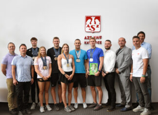 Warto o nich pamiętać AZS AWF Katowice - spotkanie Zarządu z olimpijczykami z sekcji pływackiej | foto: Ewa Sowa
