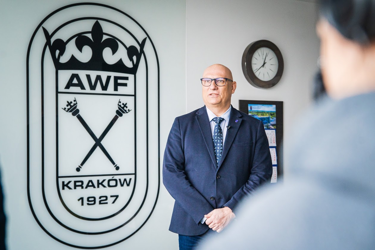 prof. Michał Spieszny, Prezes KS AZS AWF Kraków