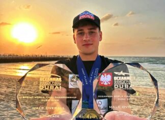 Wygrał z falami i prądem