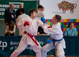PŁ Łódź najlepsza w AMP w karate w Białymstoku