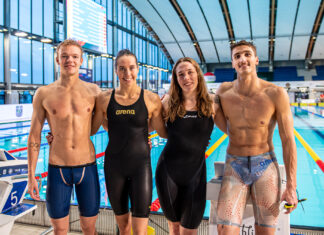 Masiuk ponownie złoty. Rekord Polski sztafety KU AZS UW