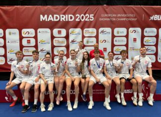 Świetny występ Politechniki Gdańskiej na AME w badmintonie! Cztery medale dla Polaków