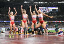 Sztafeta kobiet 4×400 m piąta na zakończenie mistrzostw świata