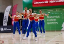 Kraków ponownie stolicą akademickiego aerobiku sportowego. Triumf AKF Kraków podczas AMP