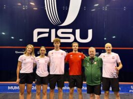 Pięcioro Polaków walczyło Mumbaju. Leon Krysiak najwyżej w AMŚ w squashu, drużyna na 7. pozycji!
